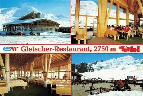 AK / Ansichtskarte 73986736 Kaunertal_Tirol_AT Gletscher Restaurant Kaunertaler Gletscherbahnen Gastraeume