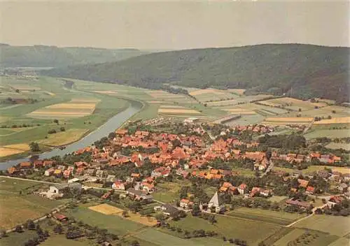 AK / Ansichtskarte  Oberweser-oedelsheim_Hessen Fliegeraufnahme