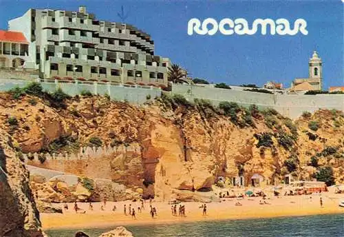 AK / Ansichtskarte  Albufeira_PT Hotel Rocamar Strandpartie