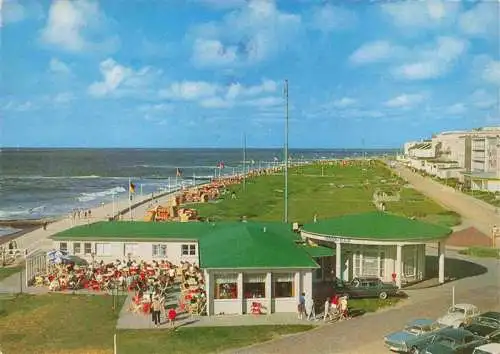 AK / Ansichtskarte  NORDERNEY_Nordseebad Kurpromenade mit Milchbar