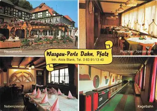 AK / Ansichtskarte 73986807 Dahn Wasgau-Perle Restaurant Kegelbahn