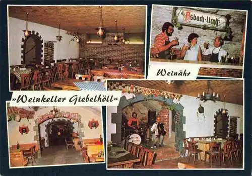 AK / Ansichtskarte 73986809 Weinaehr Weinkeller Giebelhoell Gaststube Bar