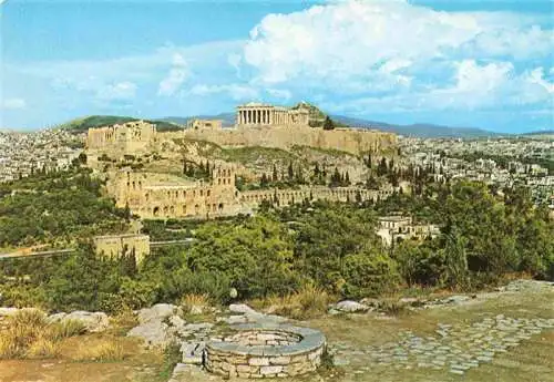 AK / Ansichtskarte  ATHEN_Athenes_Greece Panorama mit Acropolis