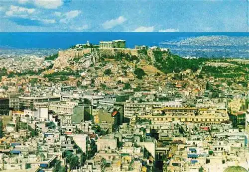 AK / Ansichtskarte  ATHEN_Athenes_Greece Panorama Blick zur Akropolis