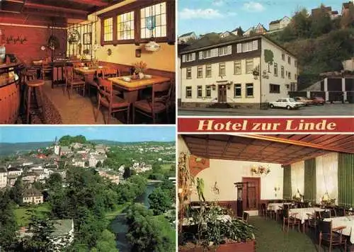 AK / Ansichtskarte 73986923 Arnsberg__Westfalen Hotel zur Linde Restaurant Stadtpanorama
