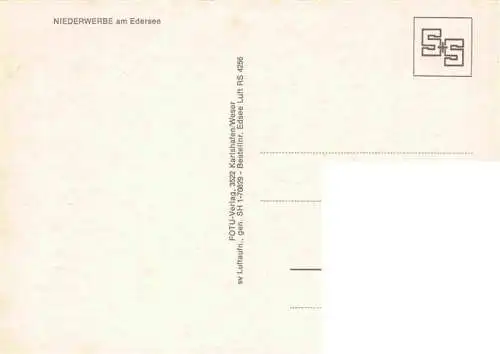 AK / Ansichtskarte  Niederwerbe_Edersee Fliegeraufnahme