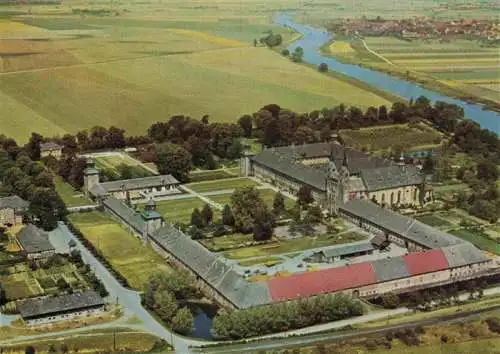 AK / Ansichtskarte  Hoexter_Weser Schloss Corvey Fliegeraufnahme