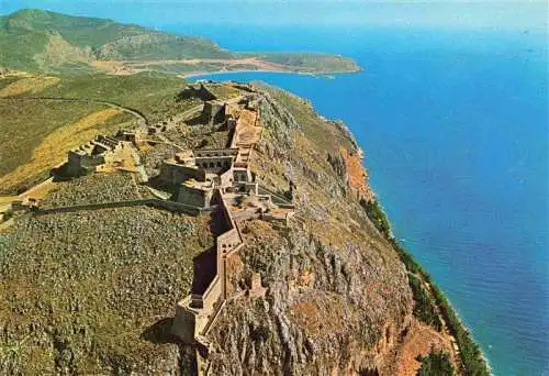 AK / Ansichtskarte  Nauplia_Nauplion_Nauplia-Assini_Peloponisos_Greece Burg Palamidi Fliegeraufnahme