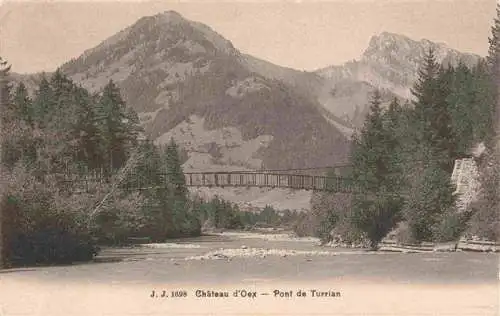 AK / Ansichtskarte  Chateau-d_Oex_VD Pont de Turrian