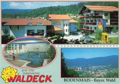 AK / Ansichtskarte  Bodenmais Kur- und Ferienhotel Waldeck Hallenbad Panorama