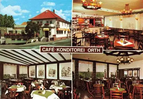 AK / Ansichtskarte  Zell_Odenwald Café Konditorei Orth Gastraum