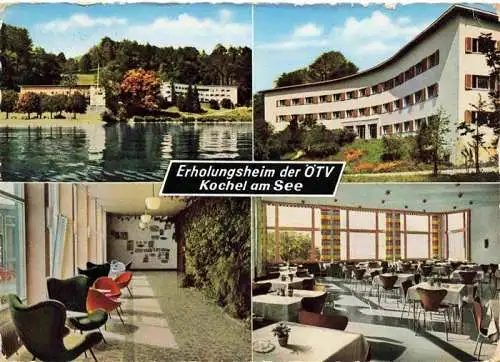 AK / Ansichtskarte 73987082 Kochel_See_Bayern Erholungsheim der oeTV Speisesaal