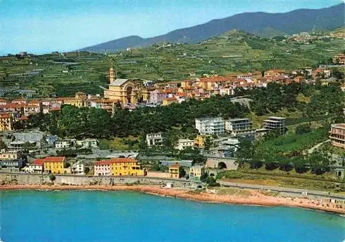 AK / Ansichtskarte  Bussana_Vecchia_San_Remo_Liguria_IT Panorama visto dall aereo Riviera dei Fiori