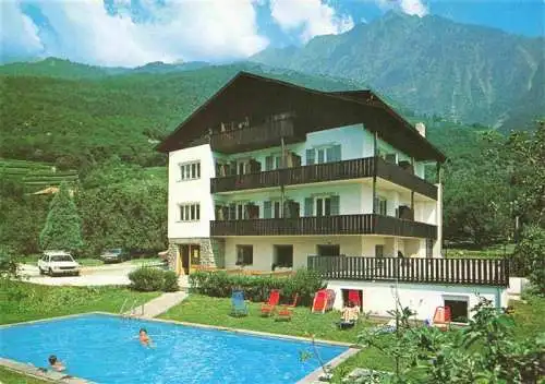 AK / Ansichtskarte 73987113 Algund_Merano_Suedtirol_IT Pension Roetelspitz Swimming Pool