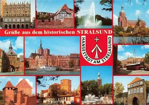 AK / Ansichtskarte 73987116 STRALSUND Teilansichten Stadtzentrum Altstadt