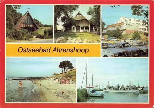 AK / Ansichtskarte  Ahrenshoop_Ostseebad Kirche Kunstkaten Kurhaus Strand Hafen