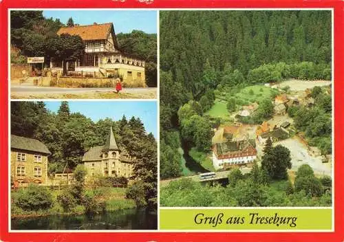 AK / Ansichtskarte 73987130 Treseburg_Harz HO-Gaststaette Burgstieg An der Halde Teilansicht Luftaufnahme