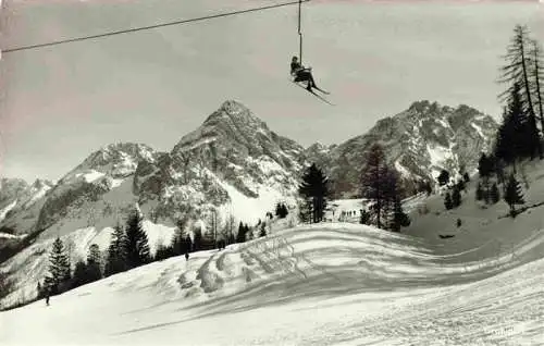 AK / Ansichtskarte  Lermoos_Tirol_AT Grubiglift mit Mieminger Hochgebirge