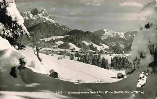 AK / Ansichtskarte  Graen_Tannheimertal_Tirol_AT mit Rotflueh Simpel