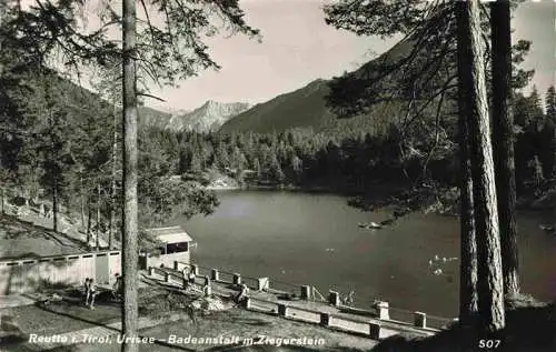 AK / Ansichtskarte  Reutte_Tirol_AT Urisee Badeanstalt mit Ziegelstein