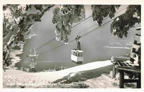 AK / Ansichtskarte  Bregenz_Vorarlberg_Bodensee Pfaenderbahn mit Bodensee