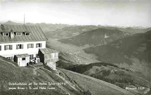 AK / Ansichtskarte  Brixen_Thale_Tirol_AT Unterkunftshaus auf der Hohen Salve und Hohe Tauern