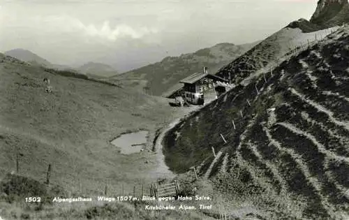 AK / Ansichtskarte  Kitzbuehel_Tirol_AT Alpengasthaus Wiege Kitzbueheler Alpen und Hohe Salve