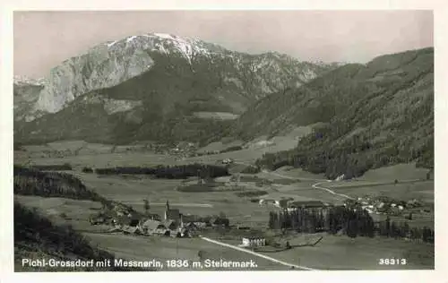 AK / Ansichtskarte  Pichl_Schaldming_Liezen_Steiermark_AT Grossdorf mit Mesnerin