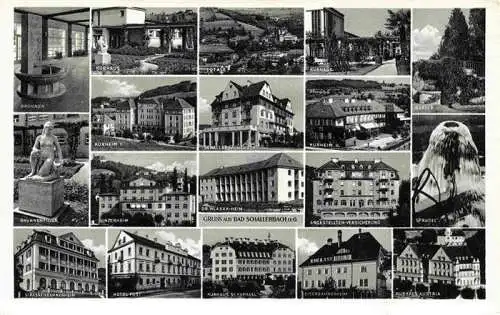 AK / Ansichtskarte  Bad_Schallerbach_Oberoesterreich_AT Kurhaus Brunnen Teilansichten