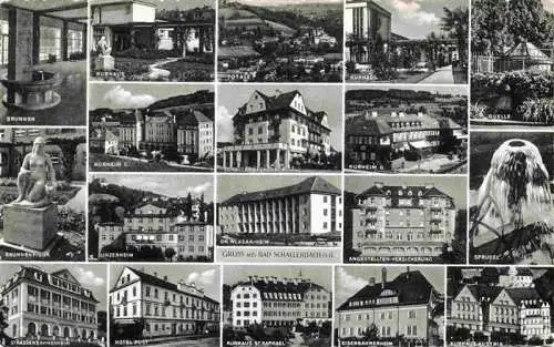 AK / Ansichtskarte  Bad_Schallerbach_Oberoesterreich_AT Kurhaus Brunnen Teilansichten