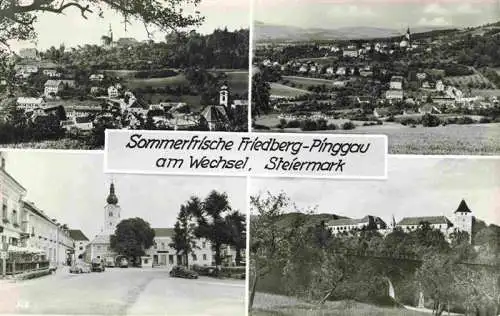 AK / Ansichtskarte  Friedberg_Steiermark_AT Panorama Pinggau am Wechsel Schloss