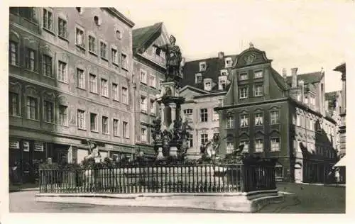 AK / Ansichtskarte  AUGSBURG Augustusbrunnen am Eiermarkt