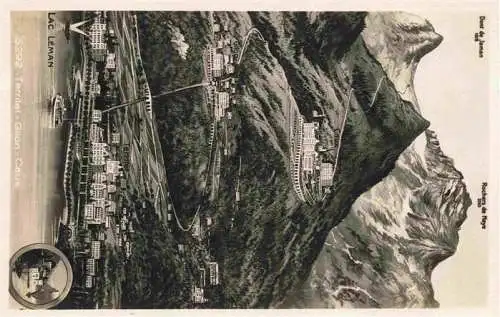 AK / Ansichtskarte  Territet_Montreux_VD Glion Caux Dent de Jaman La Leman Rochers de Naye