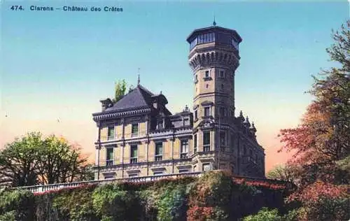 AK / Ansichtskarte  Clarens__Montreux_VD Chateau des Crêtes