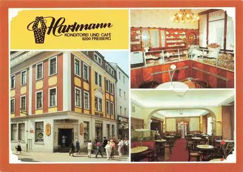 AK / Ansichtskarte  Freiberg__Sachsen Café Konditorei Hartmann