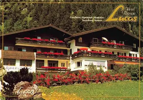 AK / Ansichtskarte 73987316 Gaschurn_Vorarlberg Hotel Pension Lucas
