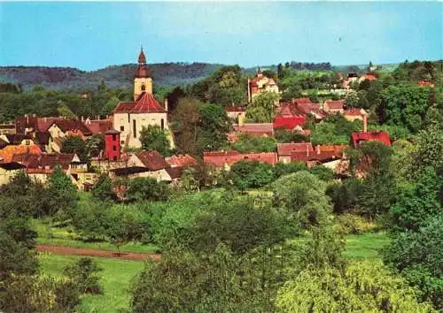 AK / Ansichtskarte  Buckow_Maerkische_Schweiz Ortsansicht mit Kirche