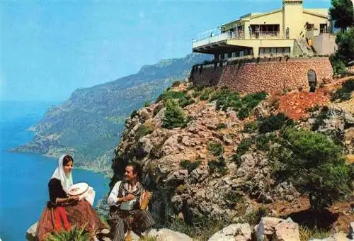 AK / Ansichtskarte  Estellencs_Mallorca Agrupación Aires de es Grau Mirador Ricardo Roca Kuestenpanorama