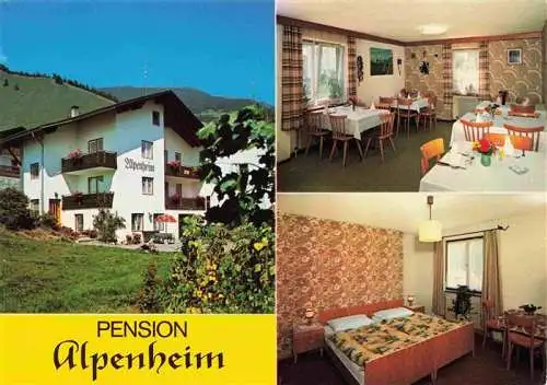 AK / Ansichtskarte  Taufers_Suedtirol_IT Pension Alpenheim Gastraum Fremdenzimmer