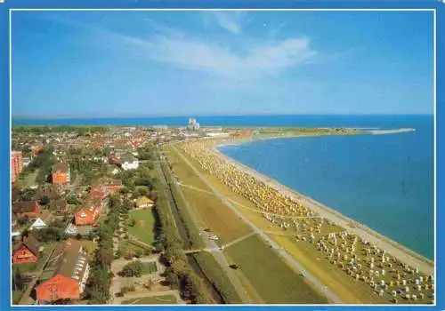 AK / Ansichtskarte  BueSUM_Nordseebad Kuestenpanorama Strand