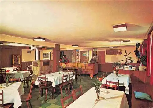 AK / Ansichtskarte  Weierbach_Zell_Offenburg Gasthaus Pension zur Sonne Gastraum