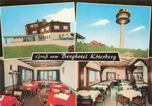 AK / Ansichtskarte  Koeterberg_Luegde_Weserbergland Berghotel Koeterberg Restaurant