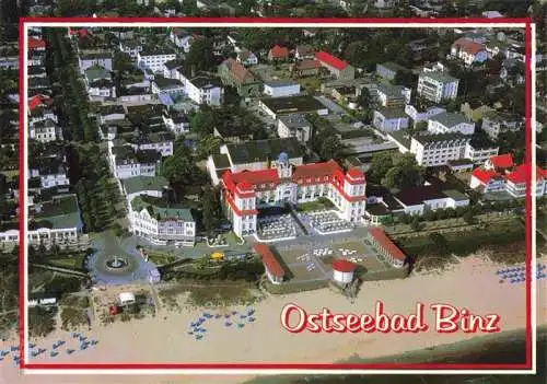 AK / Ansichtskarte  Binz_Ruegen Ostseebad Hotels Strand