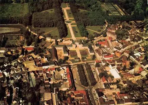 AK / Ansichtskarte  Schwetzingen_BW Blick auf Altstadt Schloss und Schlossgarten