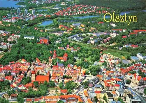 AK / Ansichtskarte  OLSZTYN_Allenstein_PL Fliegeraufnahme