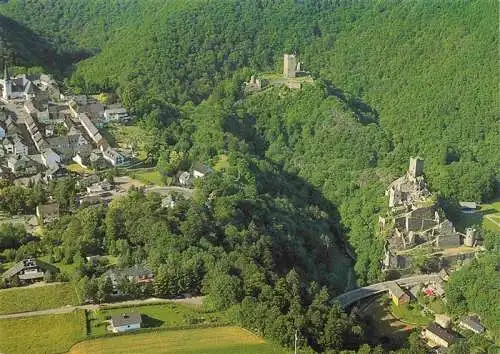 AK / Ansichtskarte  Manderscheid_Eifel mit Ober- und Niederburg