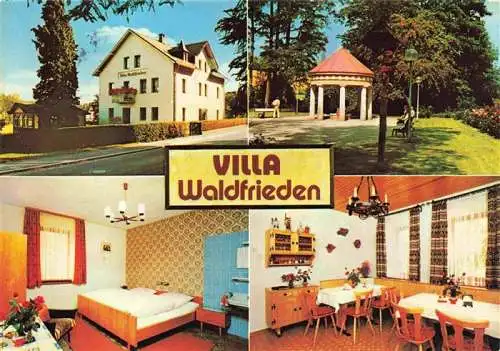 AK / Ansichtskarte  Bad_Alexandersbad Villa Waldfrieden Gastraum Fremdenzimmer