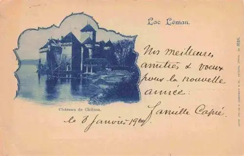 AK / Ansichtskarte  Lac_Leman_Genfersee_GE Chateau de Chillon