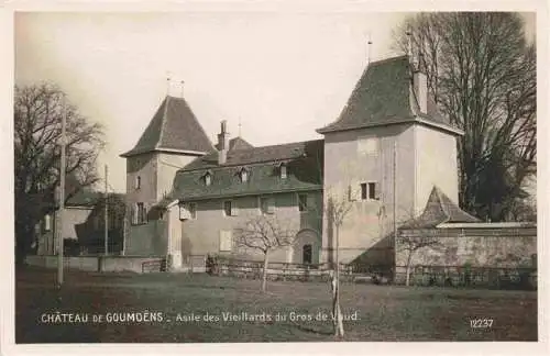 AK / Ansichtskarte  Goumoens-la-Ville_Goumoens-le-Jux_VD Chateau de Goumoens Asile des Vieillards du Gros de Vaud