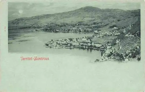 AK / Ansichtskarte  Territet_Montreux_VD Vue aerienne